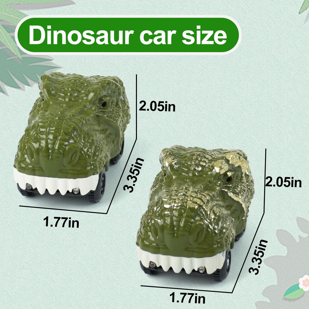 BEMITON bright-led dino cars pair boosts imagination during playtime.