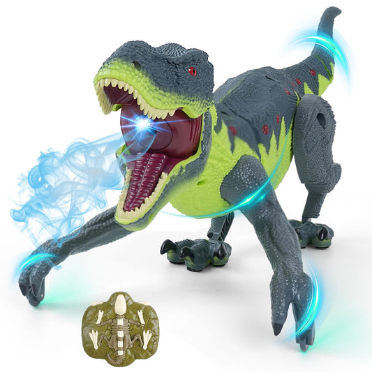 BEMITON RC dinosaur walks realistically for immersive playtime adventures.