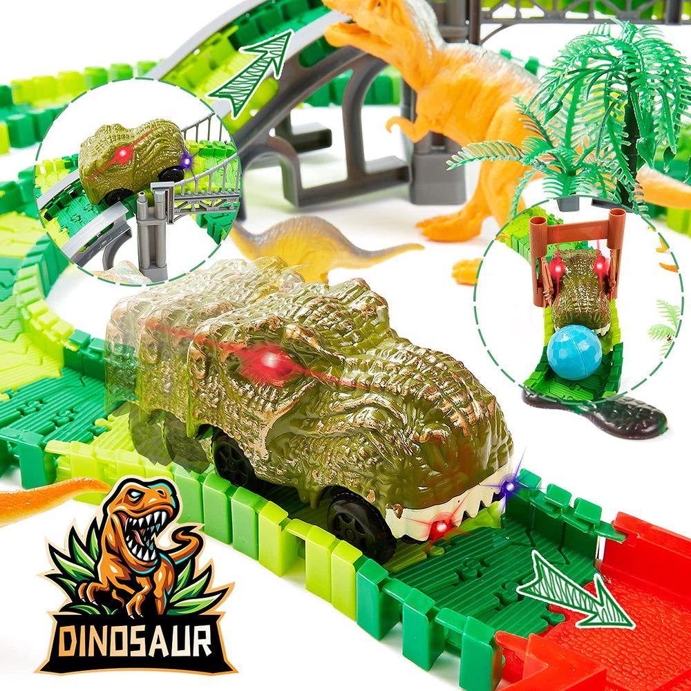 BEMITON dinosaur tunnel creates a playful chase.