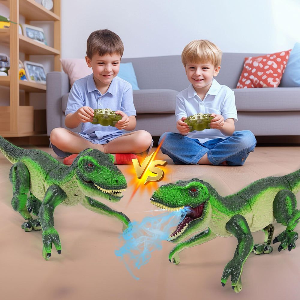 BEMITON RC dinosaur tail wag adds natural movement in battles.