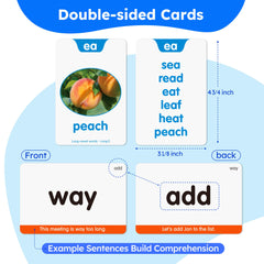 BenBen 650 phonics flash cards collection, systematic practice supports decoding skills.