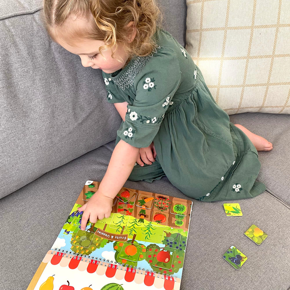 BenBen Busy Book hook-and-loop fasteners add durable hands-on play