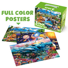 BenBen large-piece puzzles with easy-grasp pieces for little hands.