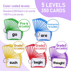 BenBen flash cards with ring bindings for quick sorting and flipping