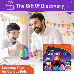 BenBen step-by-step manual guides kids through colorful experiments