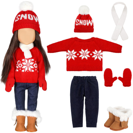Bencailor 18-inch doll clothes full outfit for festive styling.