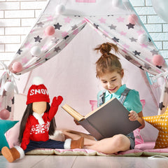 Bencailor doll pants and boots set simplifies dressing and outfit changes.