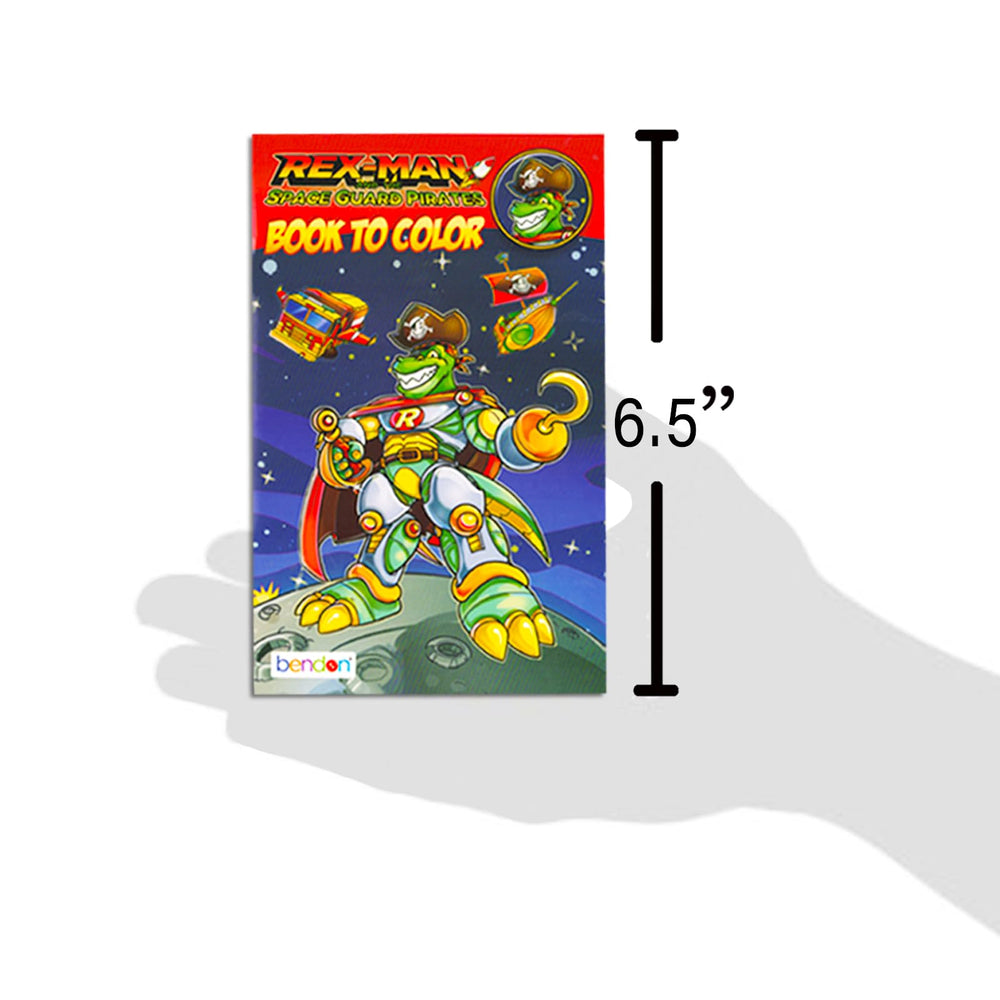 Crenstone Rex-Man exclusive coloring book from Bendon adds a unique reward.