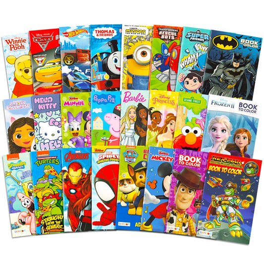 Bendon 24-pack coloring books featuring Mickey Mouse for creative play and rewards.
