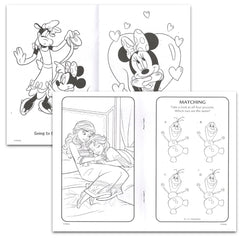 Disney Princess mini coloring book from Bendon supports storytelling and motor skills.