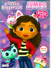 Bendon Gabby's Dollhouse Imagine Ink page offering mess-free coloring for quiet play.