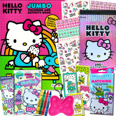 Bendon Hello Kitty bundle on a colorful playtime setup showing learning moments