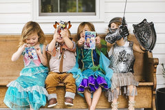 Bendon Sesame Street kids using the mini play packs at a party.