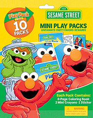 Bendon Sesame Street mini play packs packaging shown for party favors.
