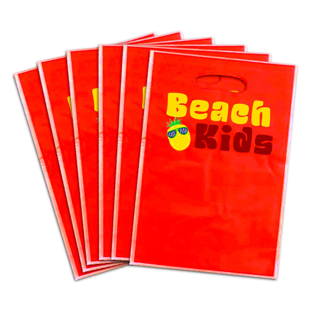 Bendon Spidey and Friends red Beach Kids loot bags for gifting