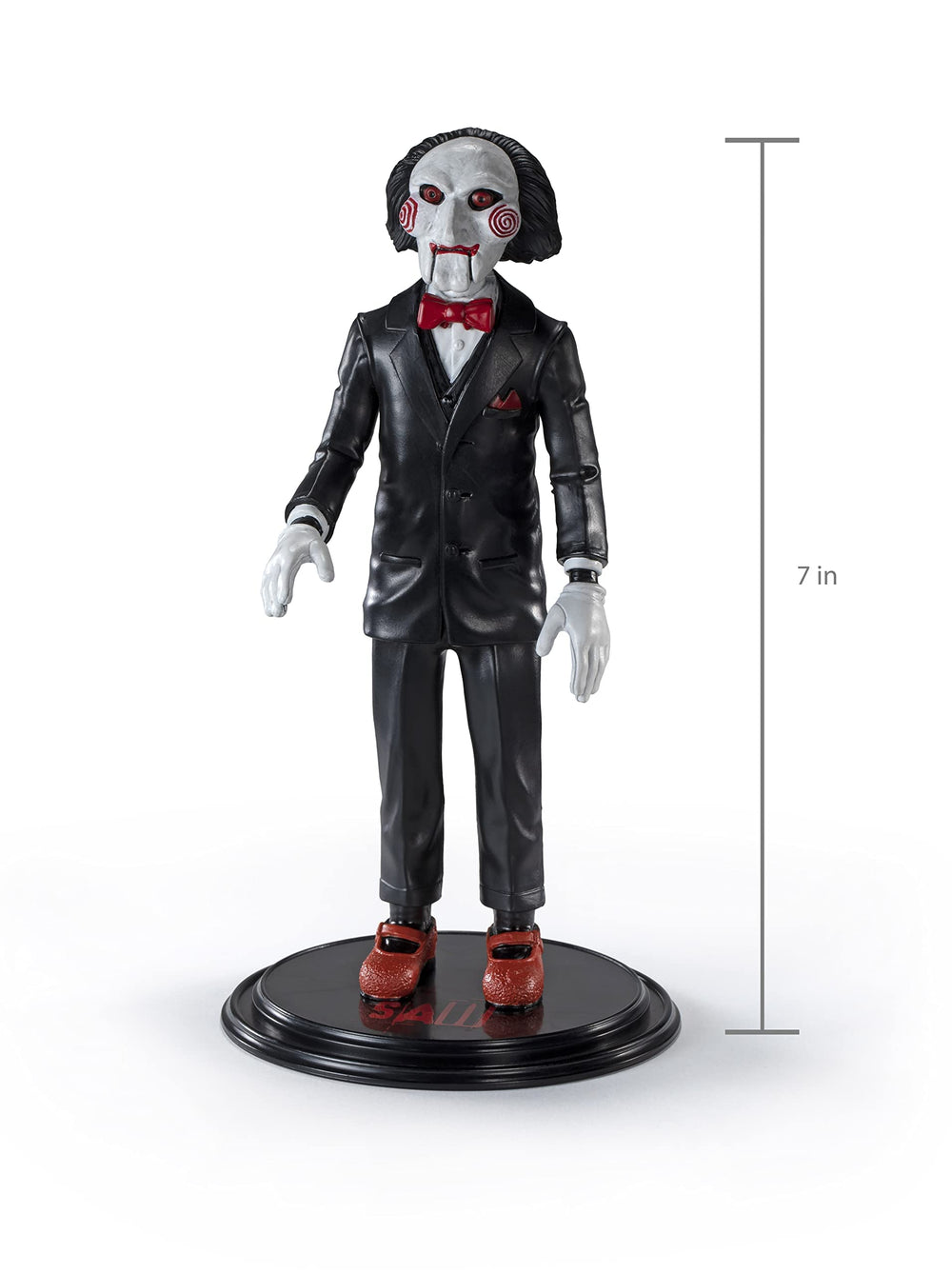 BendyFigs Saw Billy detailed sculpt highlighting craftsmanship for fans.
