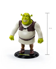 BendyFigs Shrek detailed sculpt delivers premium collector appeal.