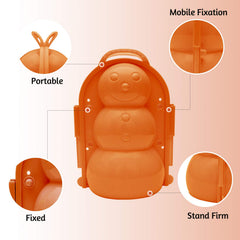 BeneFine snowman mold creates classic winter figures for kids.
