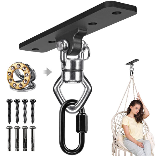 BeneLabel ceiling mount swing with 360° rotation for versatile training setups.