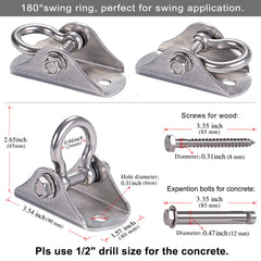 BeneLabel kit includes two screws and two expansion bolts for installation.