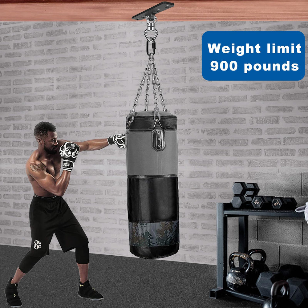 BeneLabel steel swivel hook offers smooth, quiet rotation for workouts.