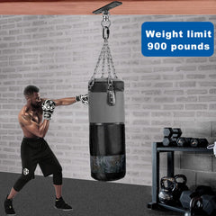 BeneLabel steel swivel hook offers smooth, quiet rotation for workouts.