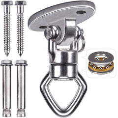 BeneLabel swing hanger with bearing swivel enabling smooth rotation for aerial routines