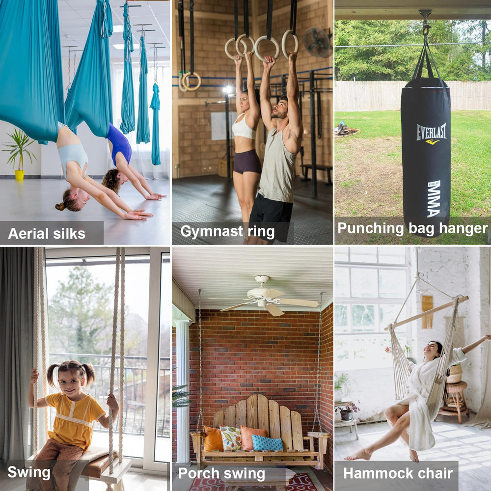 BeneLabel swing hanger suited for both indoor and outdoor installations