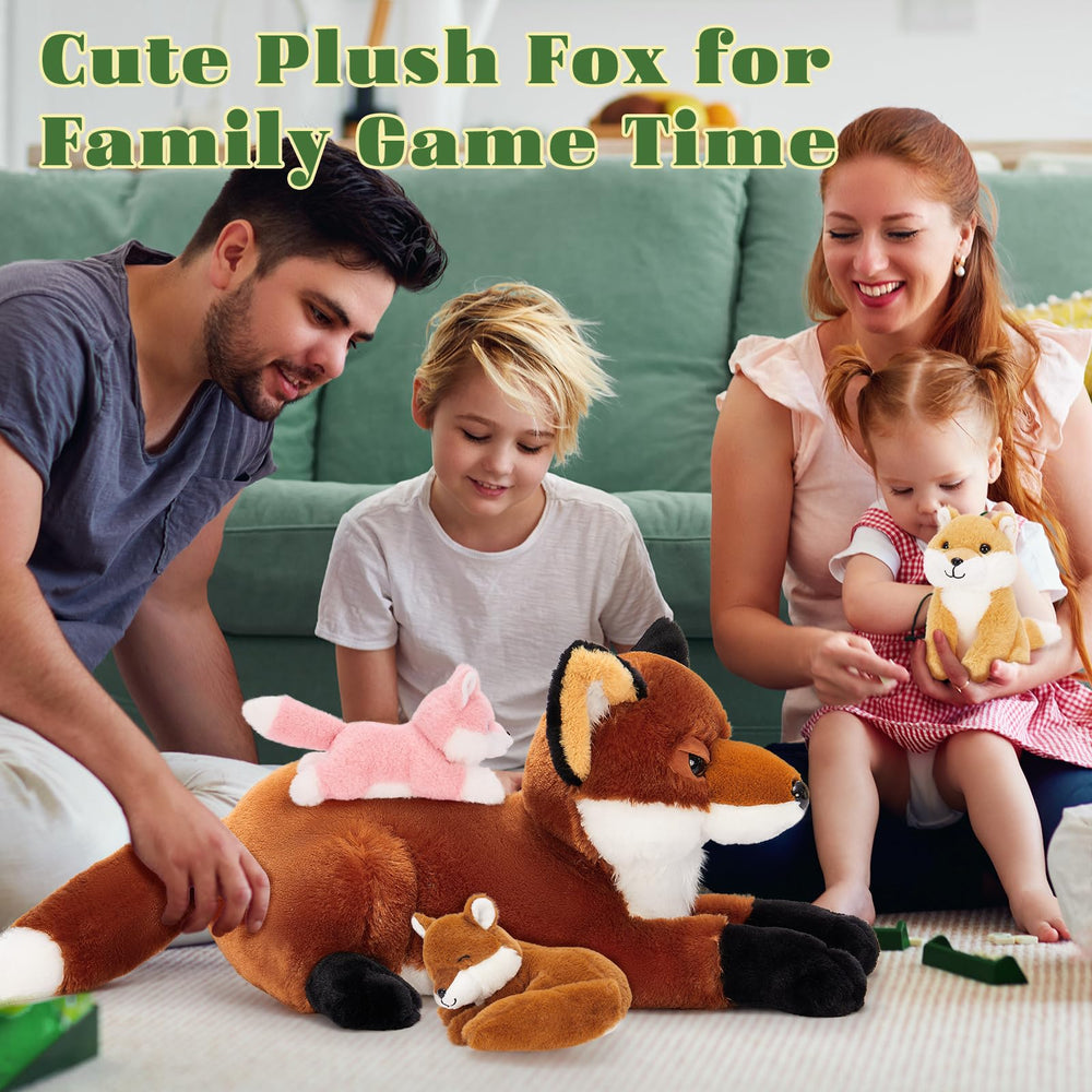 BENINY fox plush serves as a bedtime and travel-friendly companion