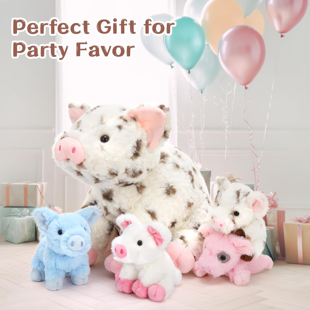 BENINY pig stuffed animal 16-inch family bond storytelling promotes imaginative play.