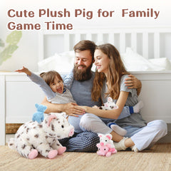 BENINY pig stuffed animal 16-inch travel-ready cuddles for on-the-go fun.