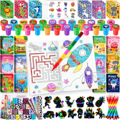 BenLouis 192Pcs mini coloring books for classroom rewards and party bags
