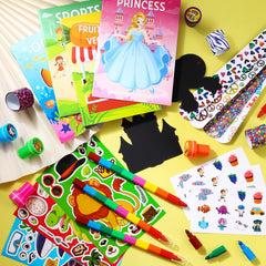 BenLouis 192Pcs stampers for quick crafts and motor skill play