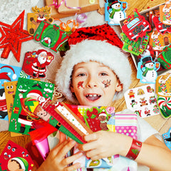 BenLouis Christmas color scratch bracelets for interactive party fun