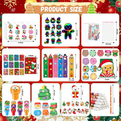BenLouis Christmas pencils with cheerful motifs for holiday gift exchanges.
