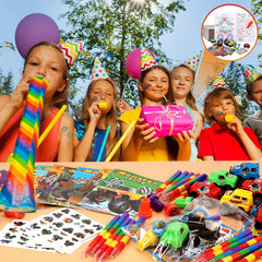 BenLouis clear gift bags organize party favors for easy handout and display.