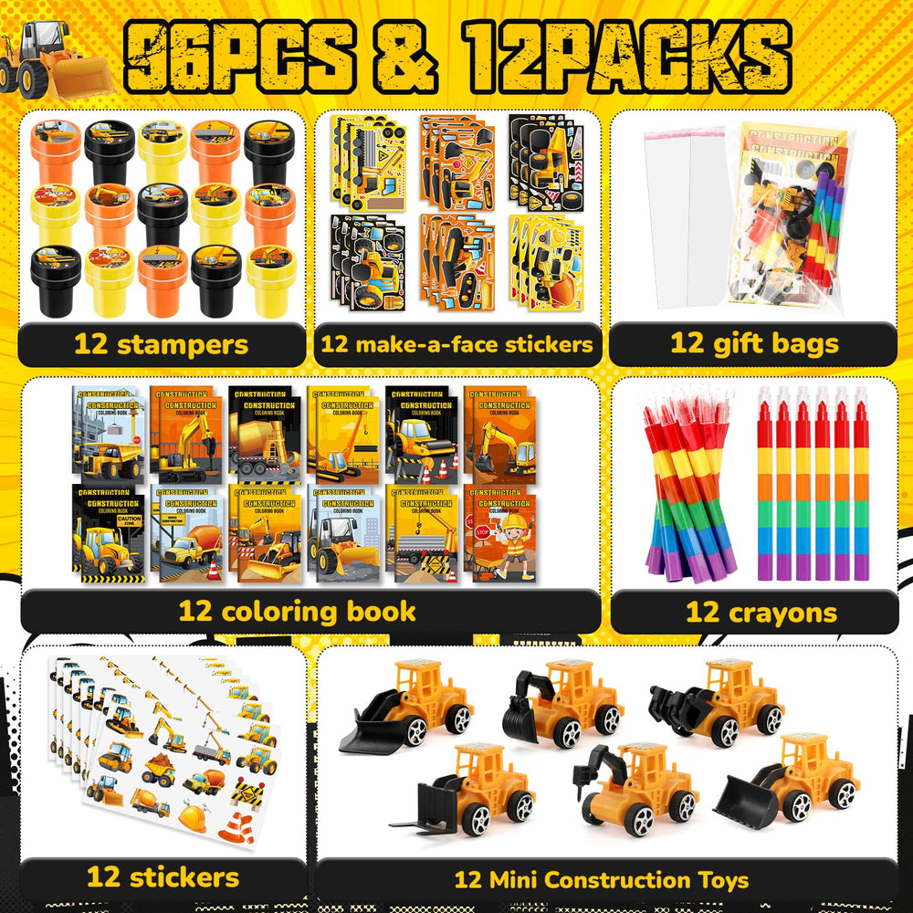 BenLouis construction crayons provide smooth coloring for kids at celebrations.