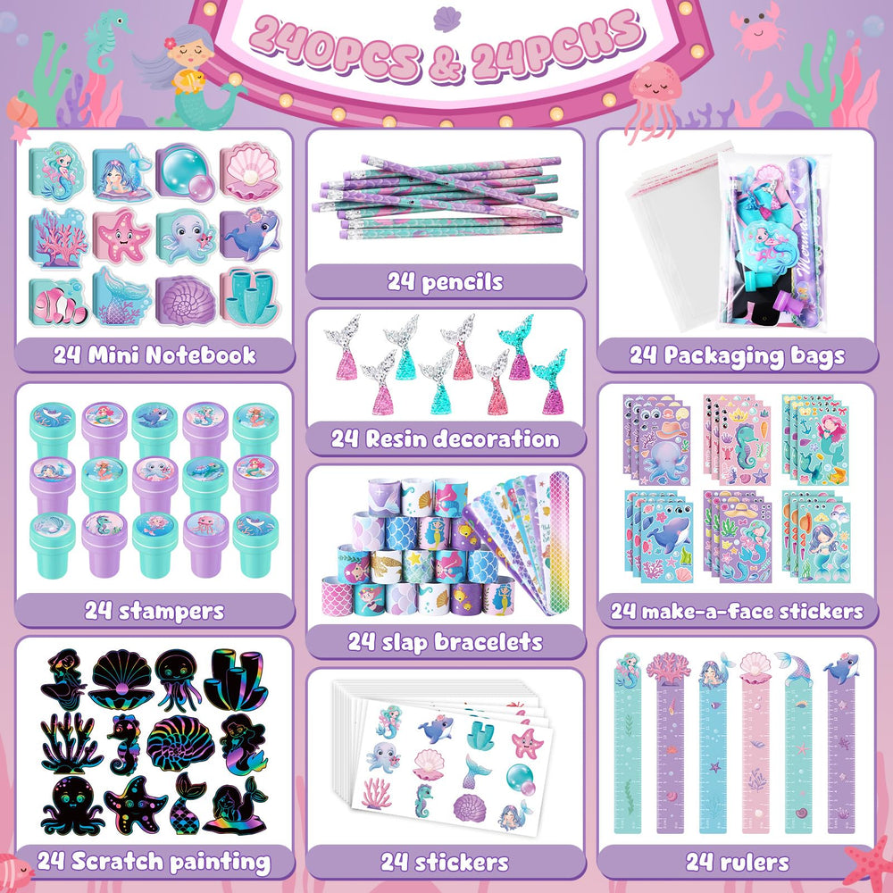 BenLouis Mermaid pencils; smooth writing and bright party-ready color.