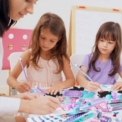 BenLouis Mermaid stickers; versatile decor for notebooks and gift bags.