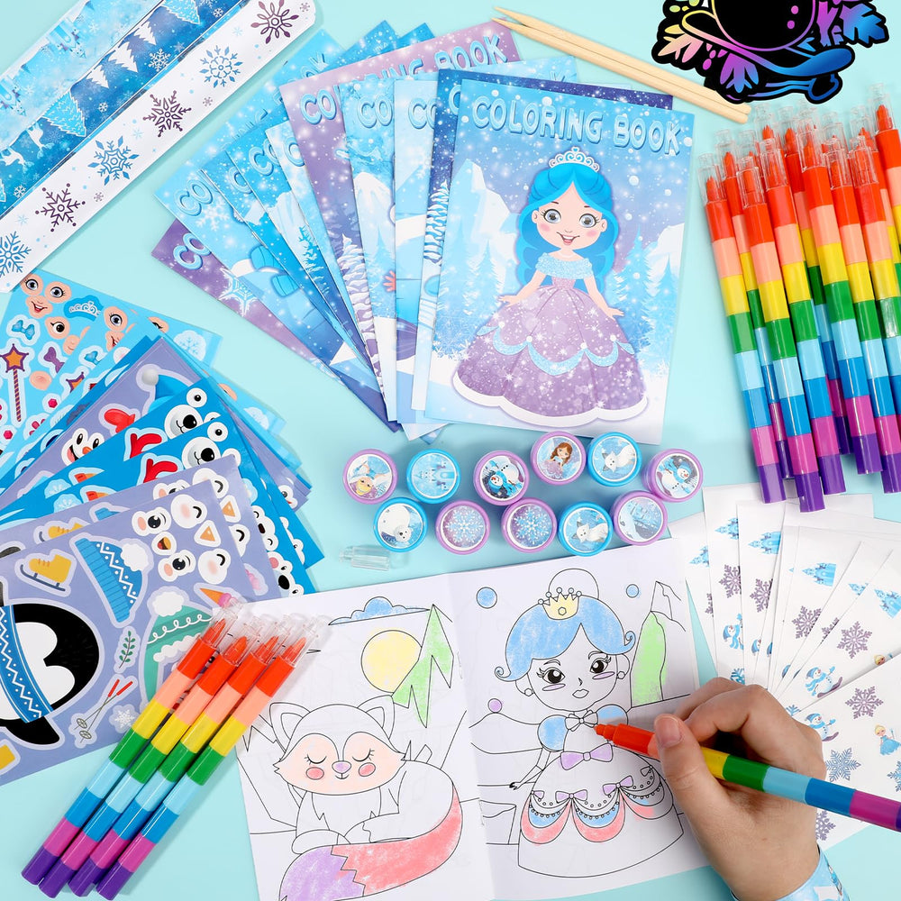 BenLouis penguin stampers add interactive stamping fun for winter party crafts.