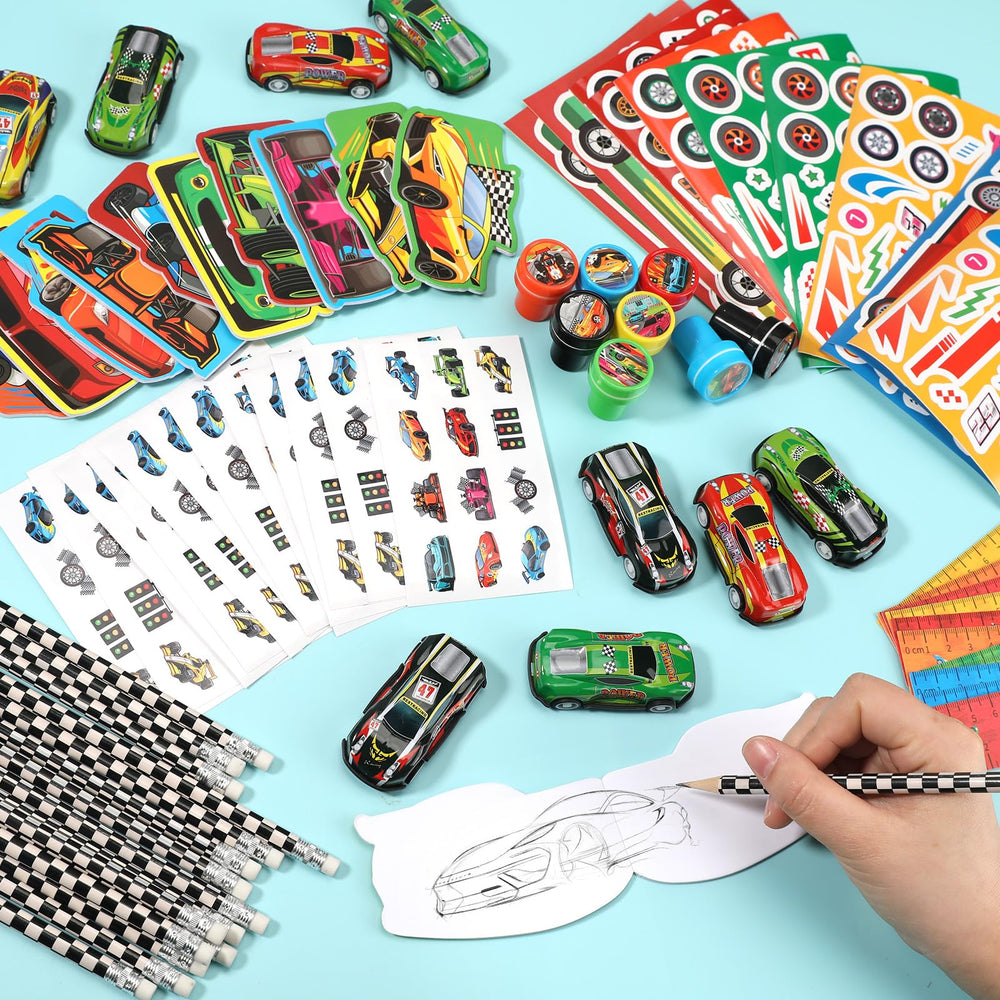 BenLouis race car stickers to brighten desks and crafts
