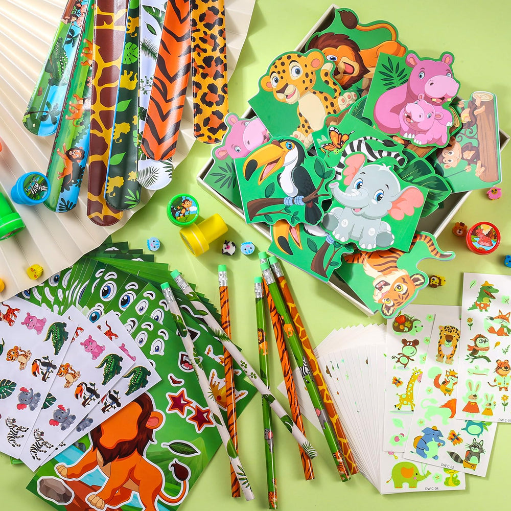 BenLouis safari slap bracelets for party activities and dress-up