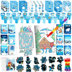 BenLouis winter coloring book set for festive classroom activities.