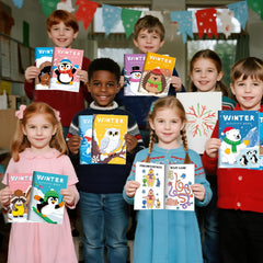 BenLouis compact books measure 6.7 by 4.7 inches for little hands
