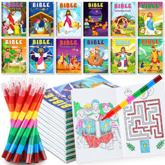 BenLouis mini Christian coloring book for small hands and on the go fun.