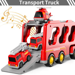 Bennol fire trucks plane adds airborne adventures to kids' imaginative play.