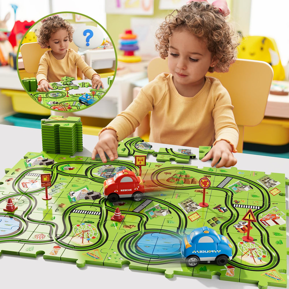 Bennol tracks connectable sections for custom race routes.