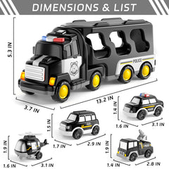 Bennol Police Truck gift-ready packaging for birthdays and holidays.