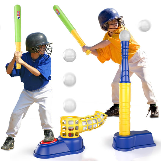 Bennol T Ball Set with ten balls ready for outdoor practice.
