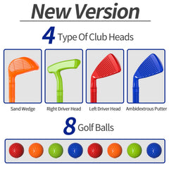 Bennol Upgraded golf set clubs, adjustable lengths for different ages.